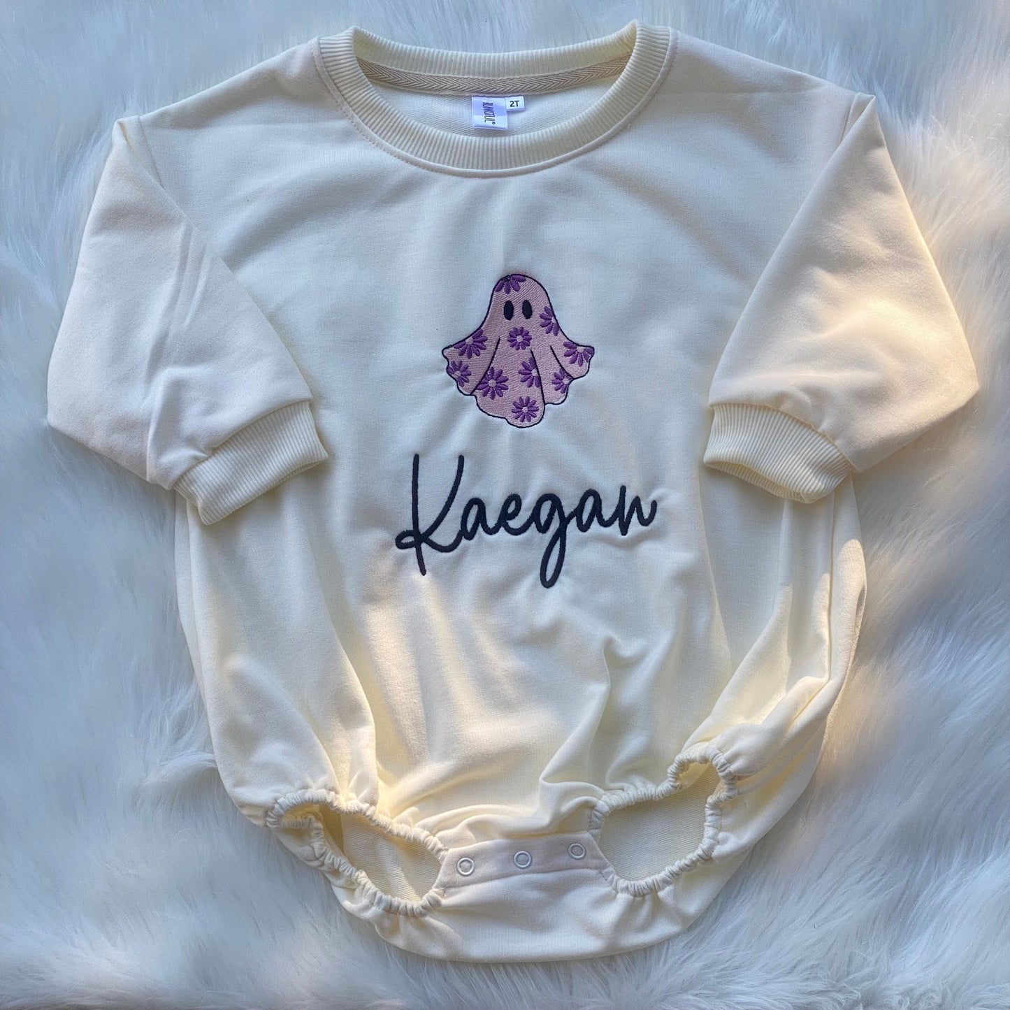 Halloween Sweatshirt Bubble - Personalized bubble romper