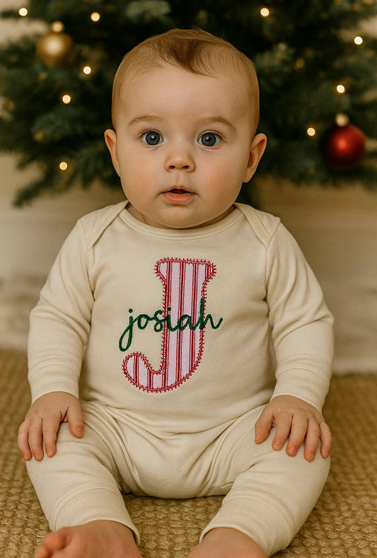 Personalized Baby Romper – Monogrammed Infant Romper with Name