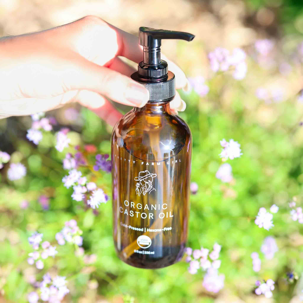 Pure Organic Cold Pressed Hexane-Free Castor Oil