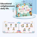 Quiet Book Educational Activity Toys - Kids Repeatedly Busy Card, Paste Matching Puzzle, Cognition Baby Montessori Game