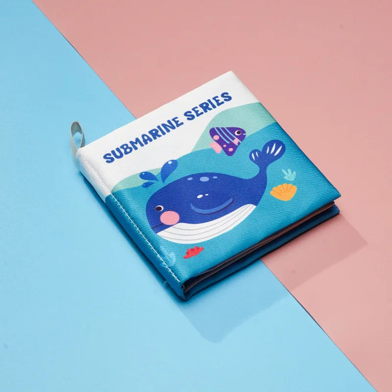 Washable Fabric Baby Book – Educational Puzzle Cloth Book for Newborns and Early Learning Development Toy
