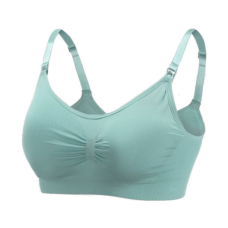 High Quality Maternity Nursing Bras Cotton Breastfeeding Pregnant Underwear Seamless Large Size Breathable Bra Push Up