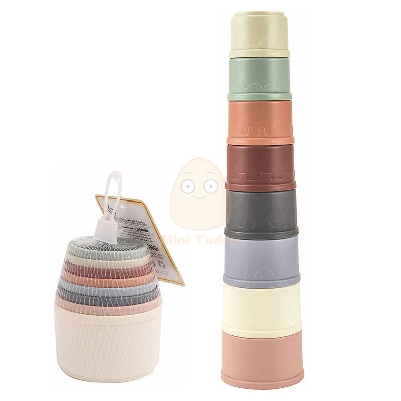 Baby Stacking Cups Educational Color and Number Sorting Toy