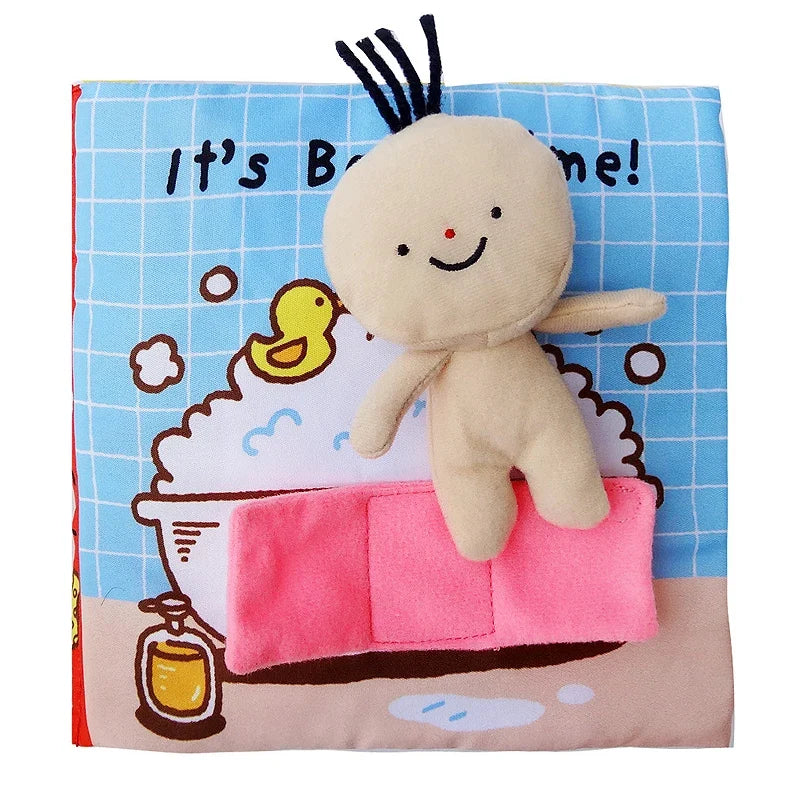 Soft Baby Cloth Quiet Book – Early Educational Learning Puzzle Toy for Toddlers (6-24 Months)