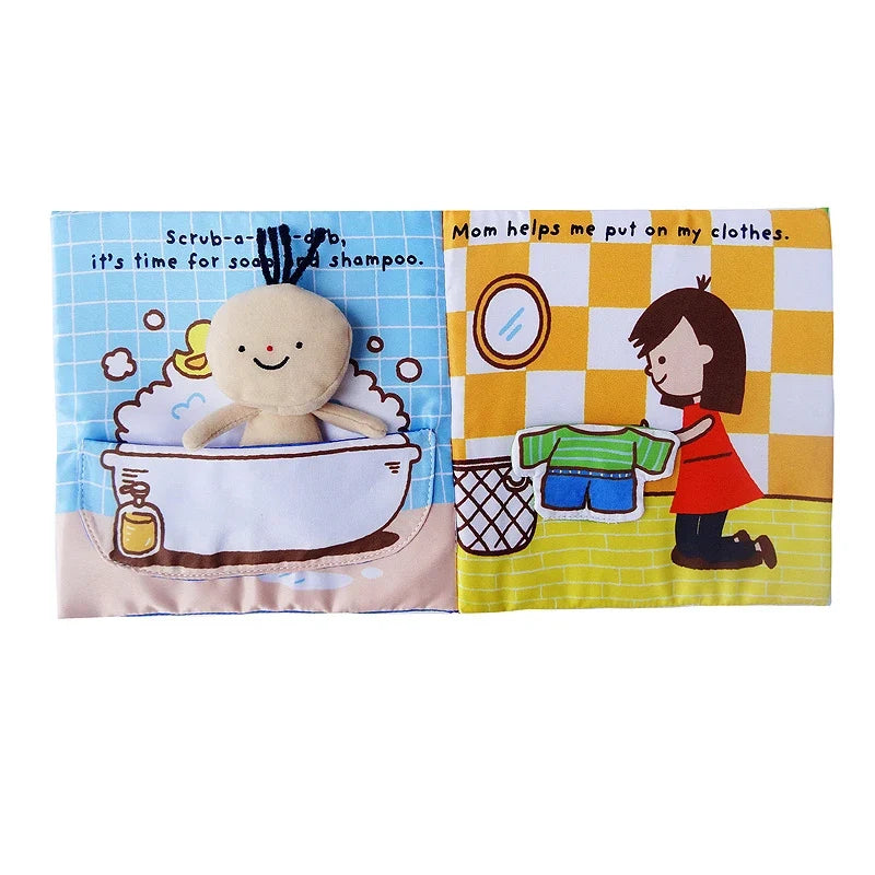 Soft Baby Cloth Quiet Book – Early Educational Learning Puzzle Toy for Toddlers (6-24 Months)