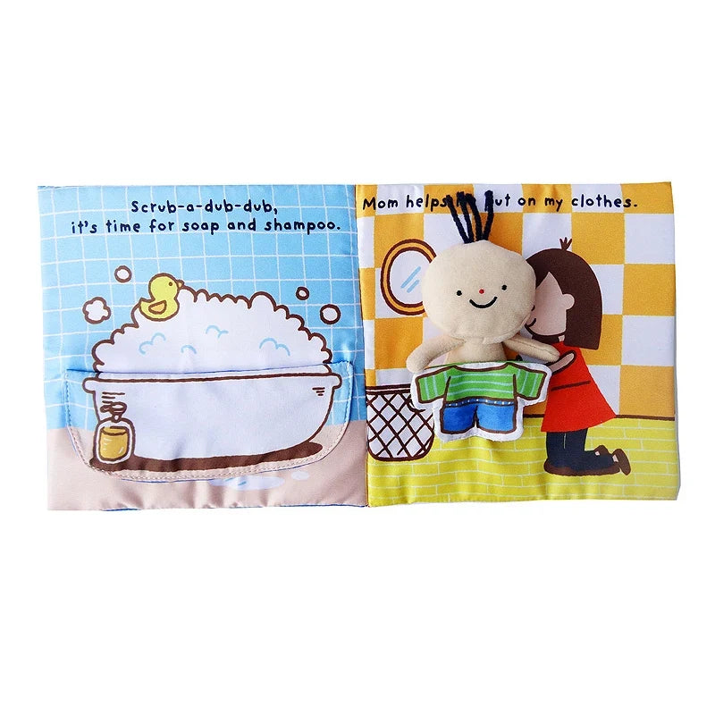 Soft Baby Cloth Quiet Book – Early Educational Learning Puzzle Toy for Toddlers (6-24 Months)