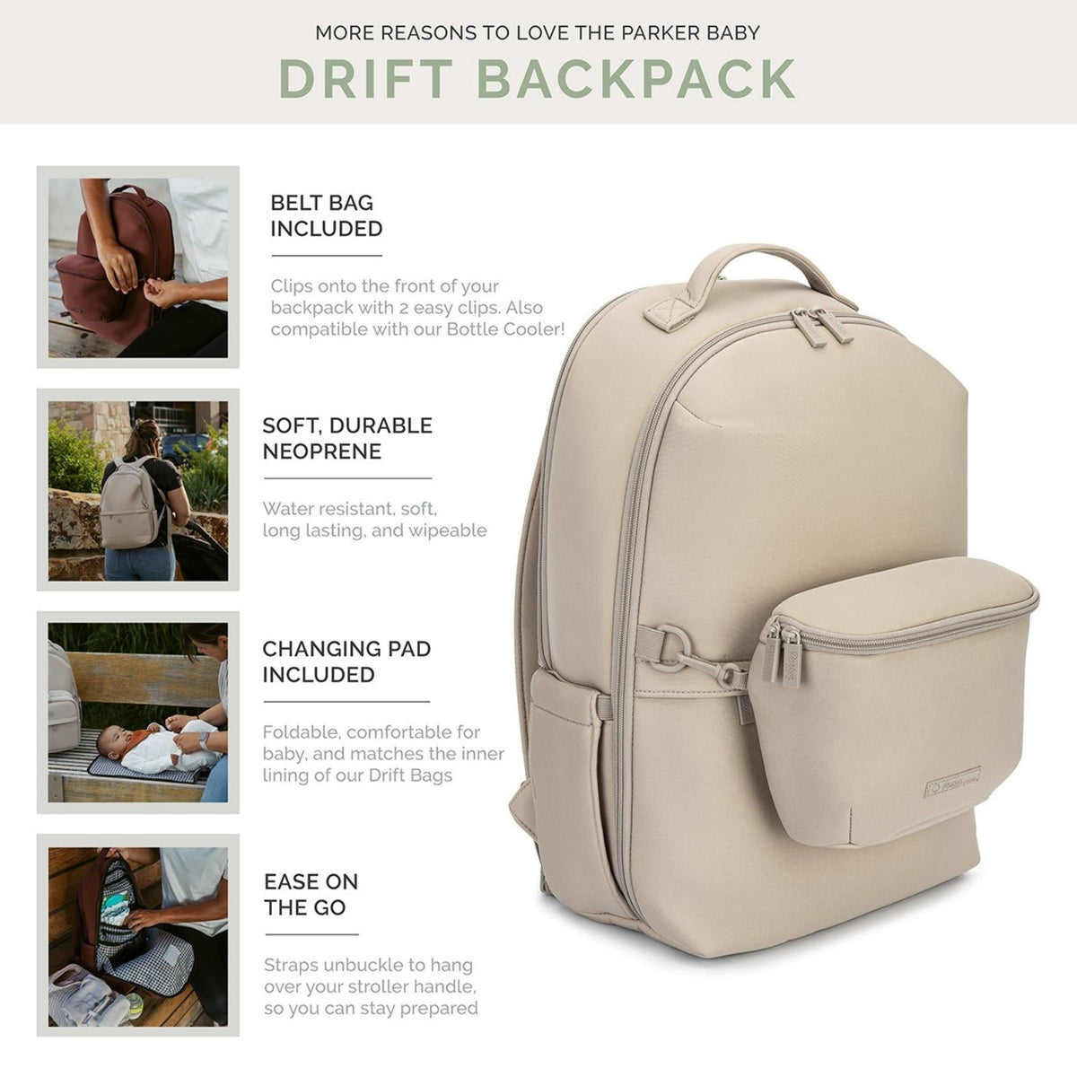 Drift Neoprene Diaper Backpack