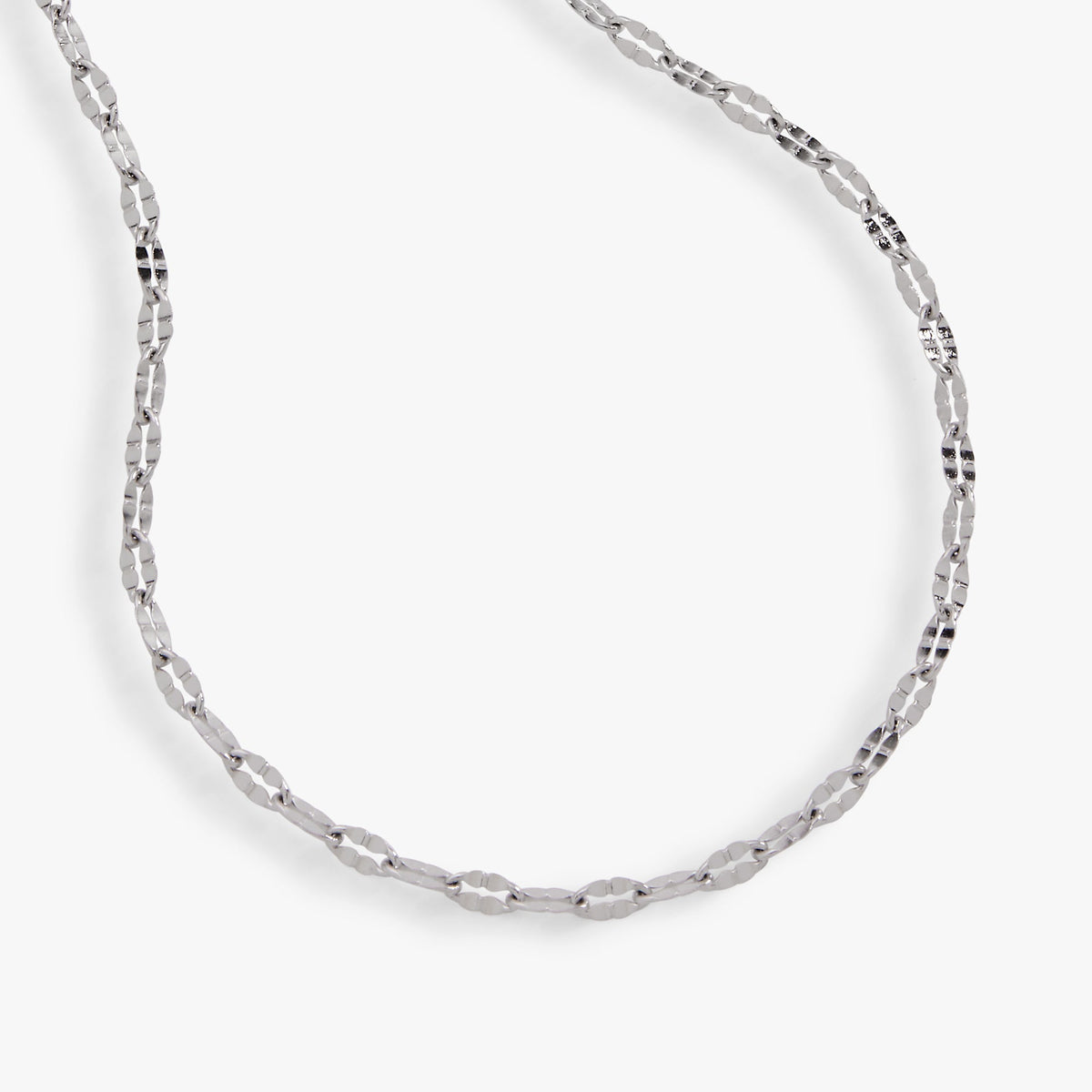 Multi Faceted Chain Anklet