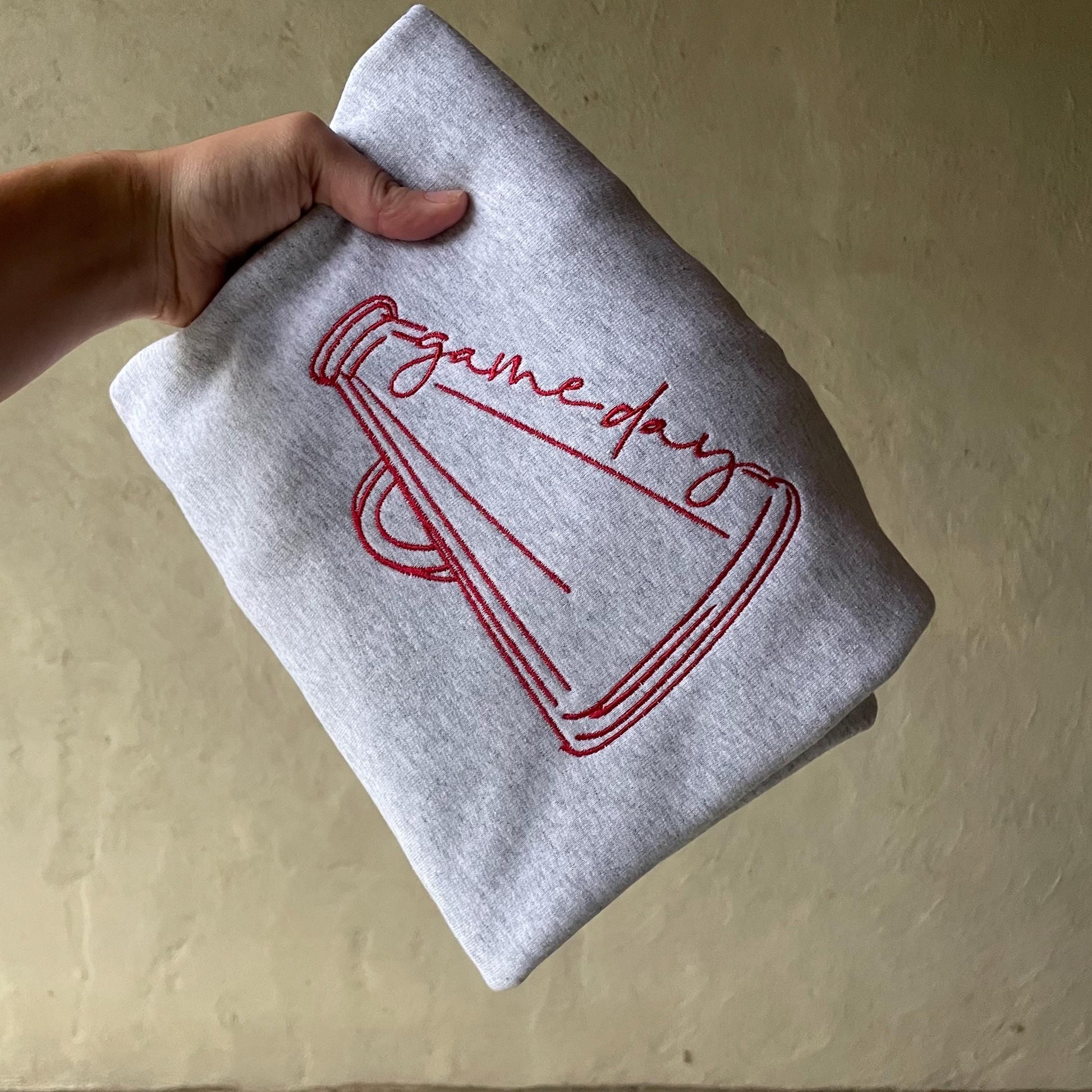 Cheer Game Day Embroidered Sweatshirt