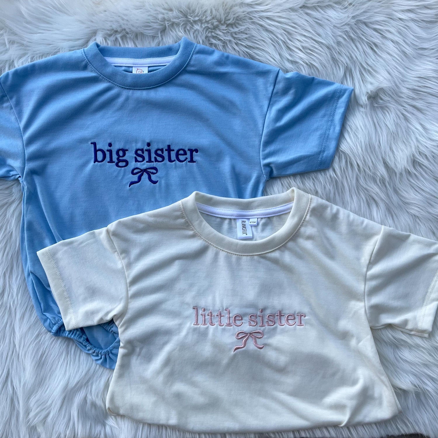 Coquette Tshirt Bubble Romper - sister sets