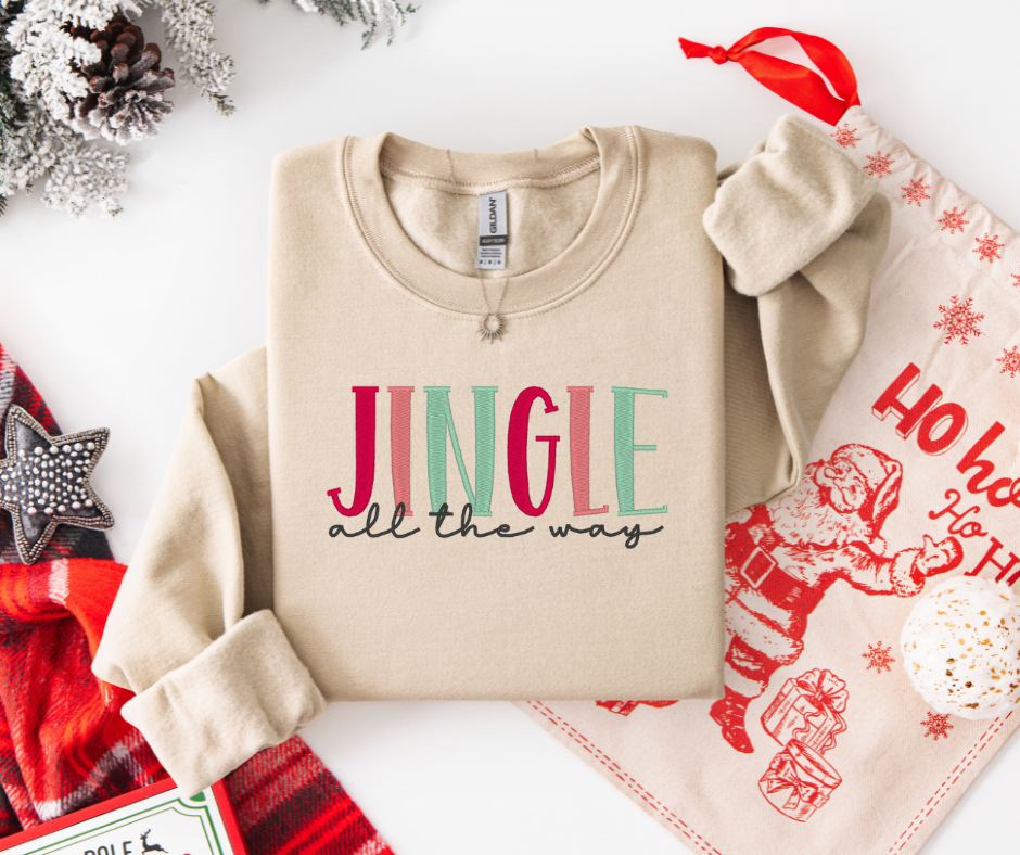 Jingle All The Way Christmas Sweatshirt