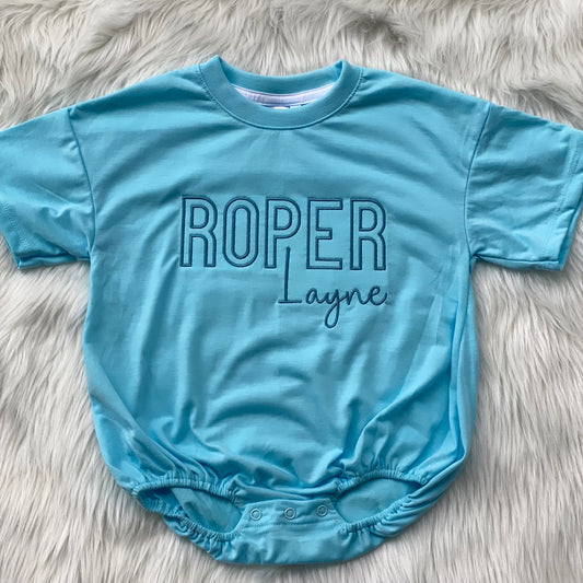Tshirt Bubble Romper // Baby Romper // Baby Tshirt Romper // Personalized Baggy Bubble // Personalized Gifts